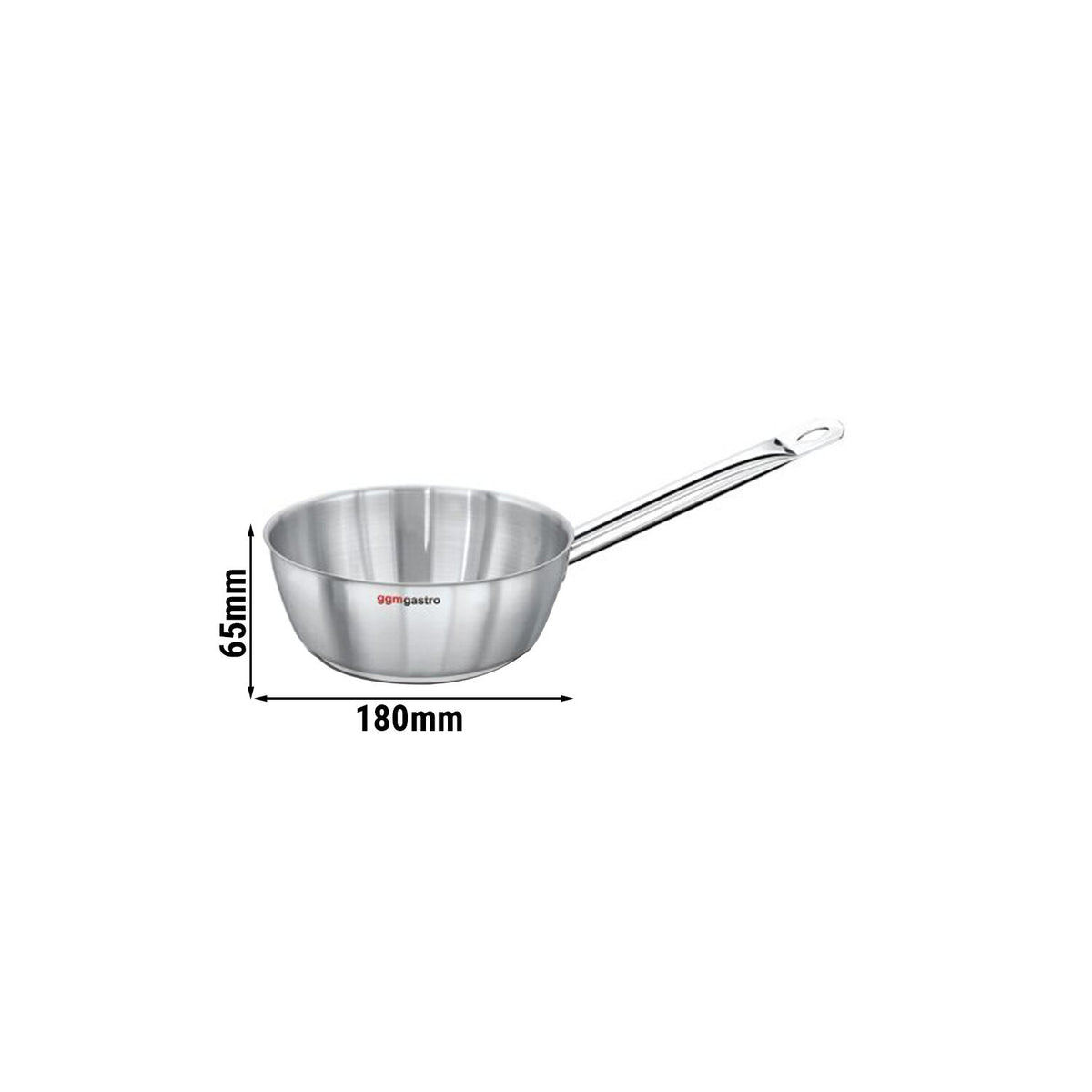 Kasari - Ruostumaton teräs - kartiomainen muoto - 1,0 l - Ø 180 mm - Korkeus: 65 mm - kolmikerrospohja; sopii induktiolle; sopii kaasulle; sopii keraamiselle; sopii sähköliedelle; konepesun kestävä