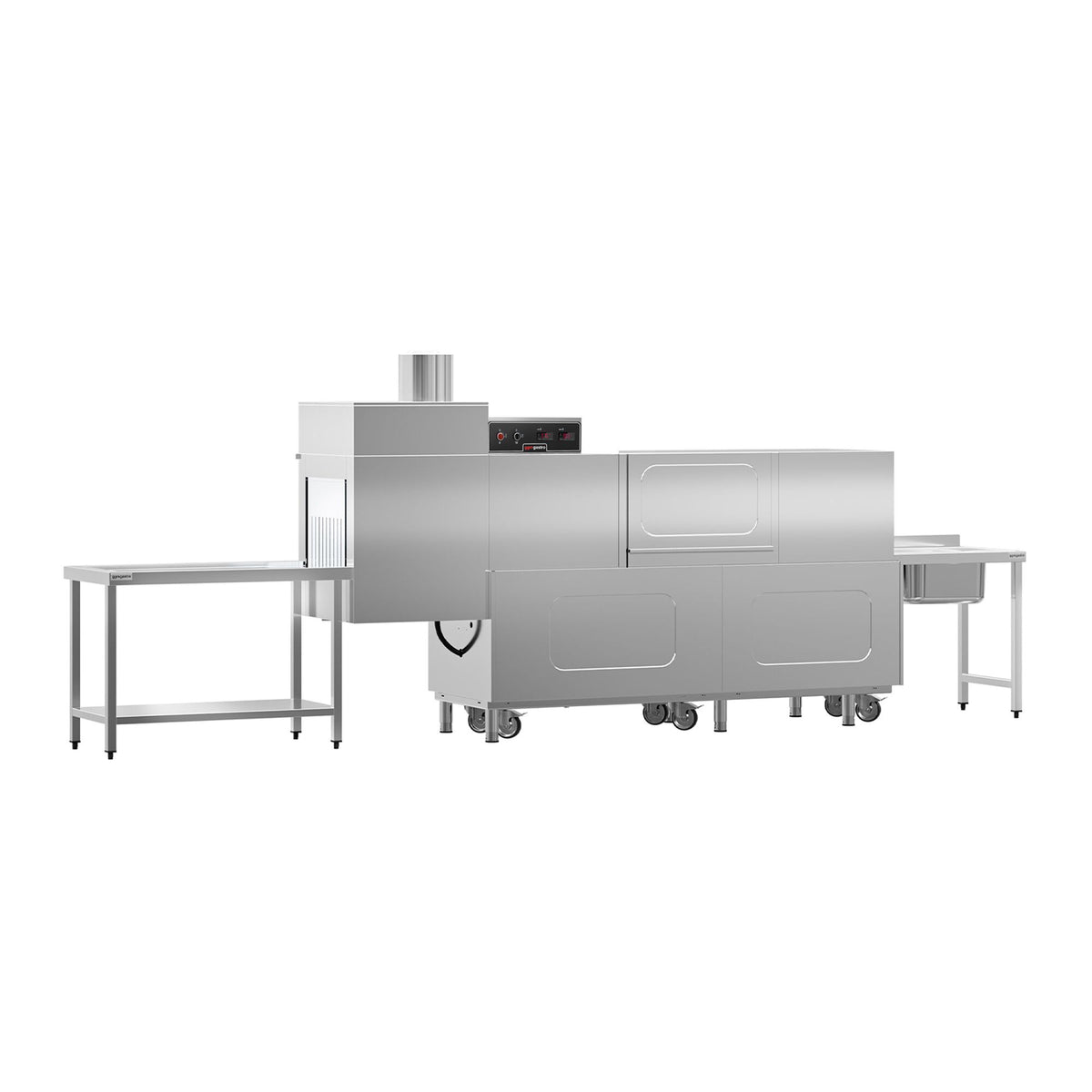 Tunnelipesukone - Digitaalinen - 31,0 kW - kuivaimella - Syöttöpöytä vasen