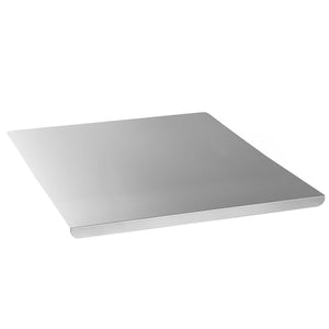 Leikkuulauta – ruostumaton teräs – 500 x 500 mm - liukuestematolla