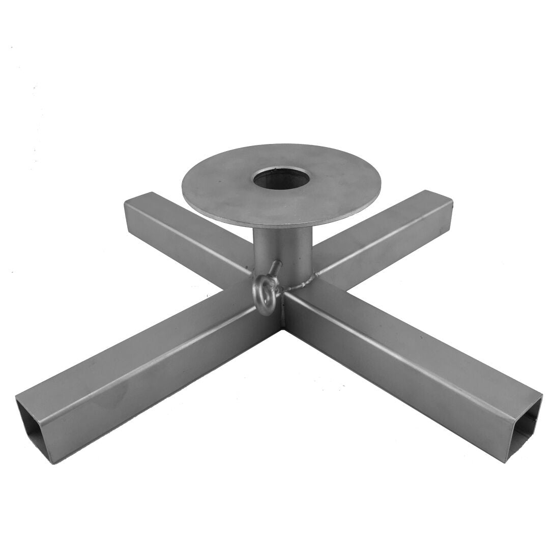Spießständer - 350x350 mm; 98 mm korkeus; Ø 30 mm max. vartaalle - ruostumaton teräs - yhteensopiva: DUI6R, DUI8R, DUI10R