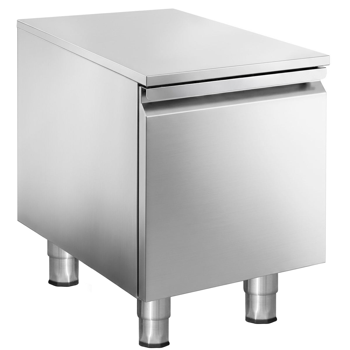 Työkaappi - ruostumaton teräs - 1 vetolaatikkoa - 400x620 mm