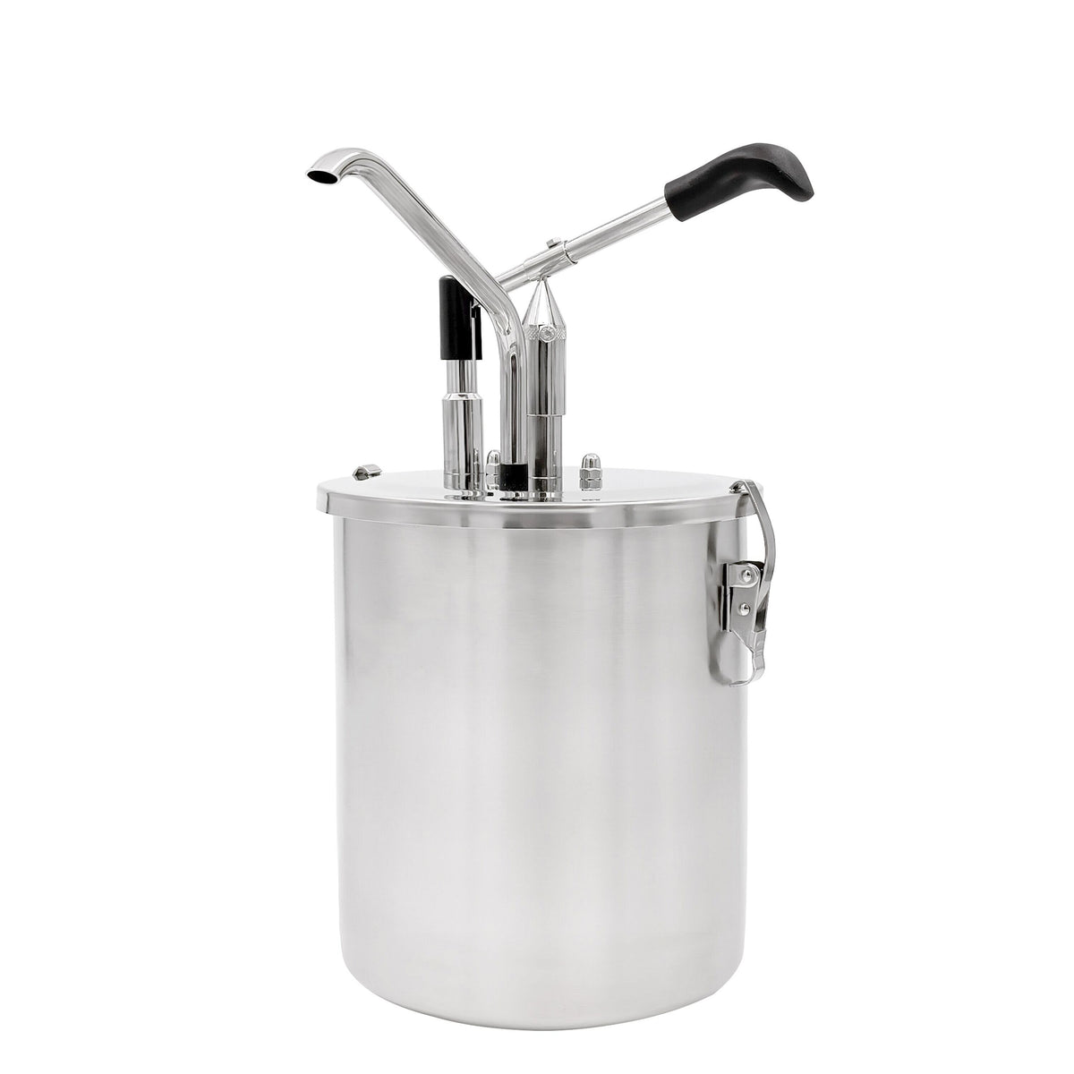 Condiment Dispenser - 6 litres - Stainless steel - 188x240x420mm - adjustable dose - with container