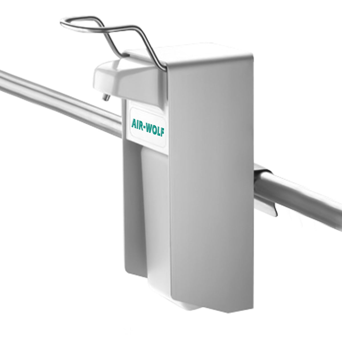 AIR-WOLF | Wall Mounted Manual Soap & Sanitiser Dispenser – Elbow Lever - 500 ml - Stainless Steel