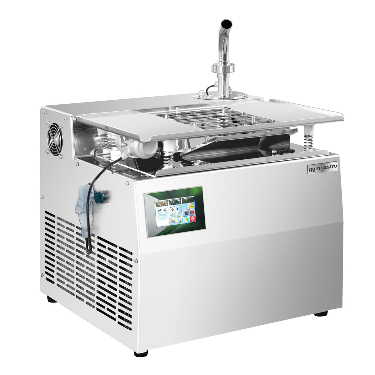 Suklaatemperointikone kuljetinhihnalla - Chocotemper - 11 kg - 1,75 kW - annosteluhana