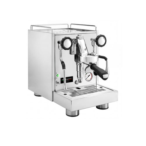 Espressokone "Mini" - 1 ryhmä - 1,2 kW - maidonvaahdottimella ja kuumalla vedellä - ruostumatonta terästä.