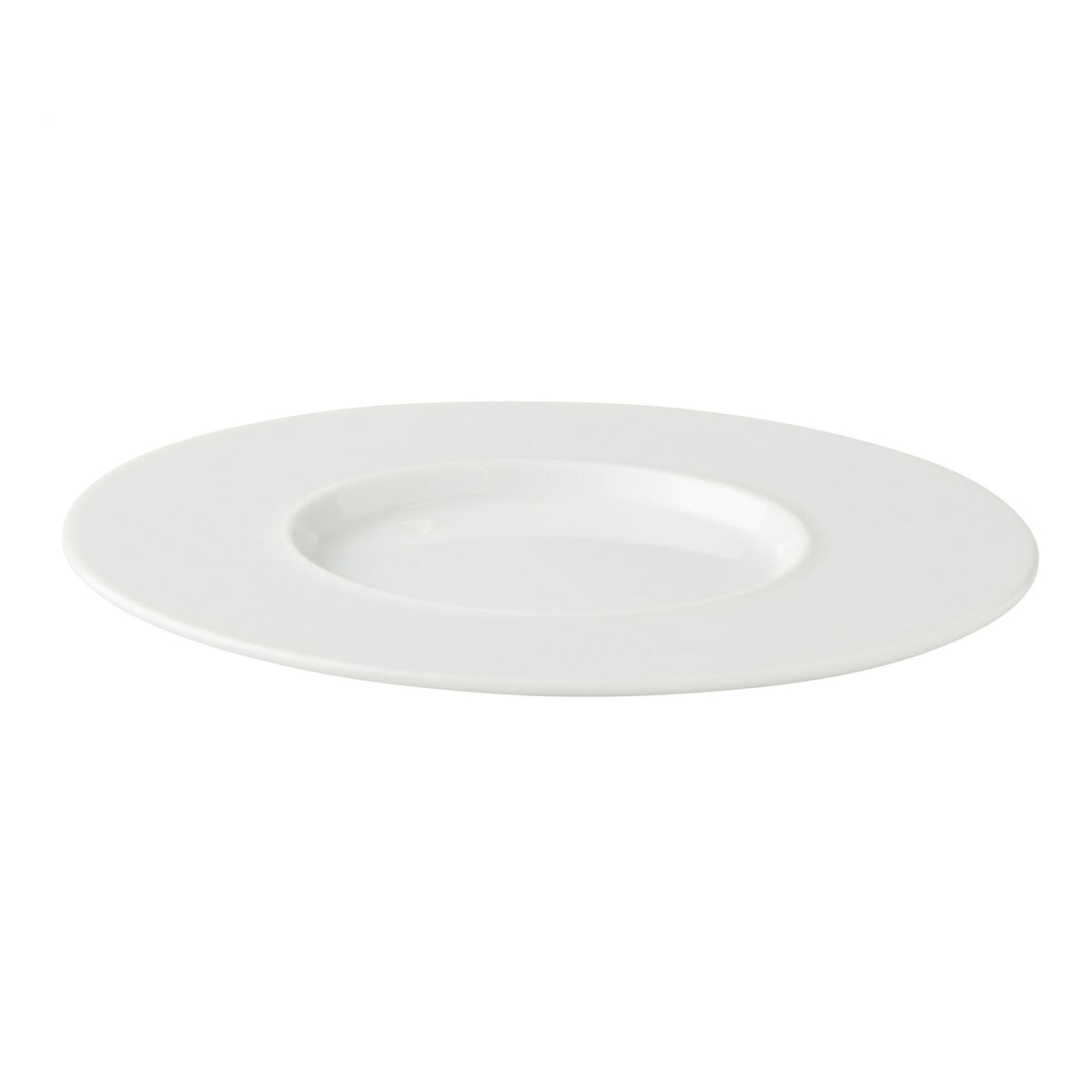 (6 pcs) WHITE DELIGHT - Coffee saucers - Ø190mm - White
