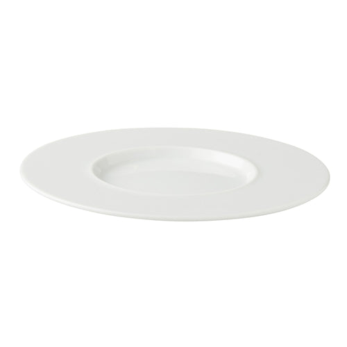 (6 pcs) WHITE DELIGHT - Coffee saucers - Ø190mm - White