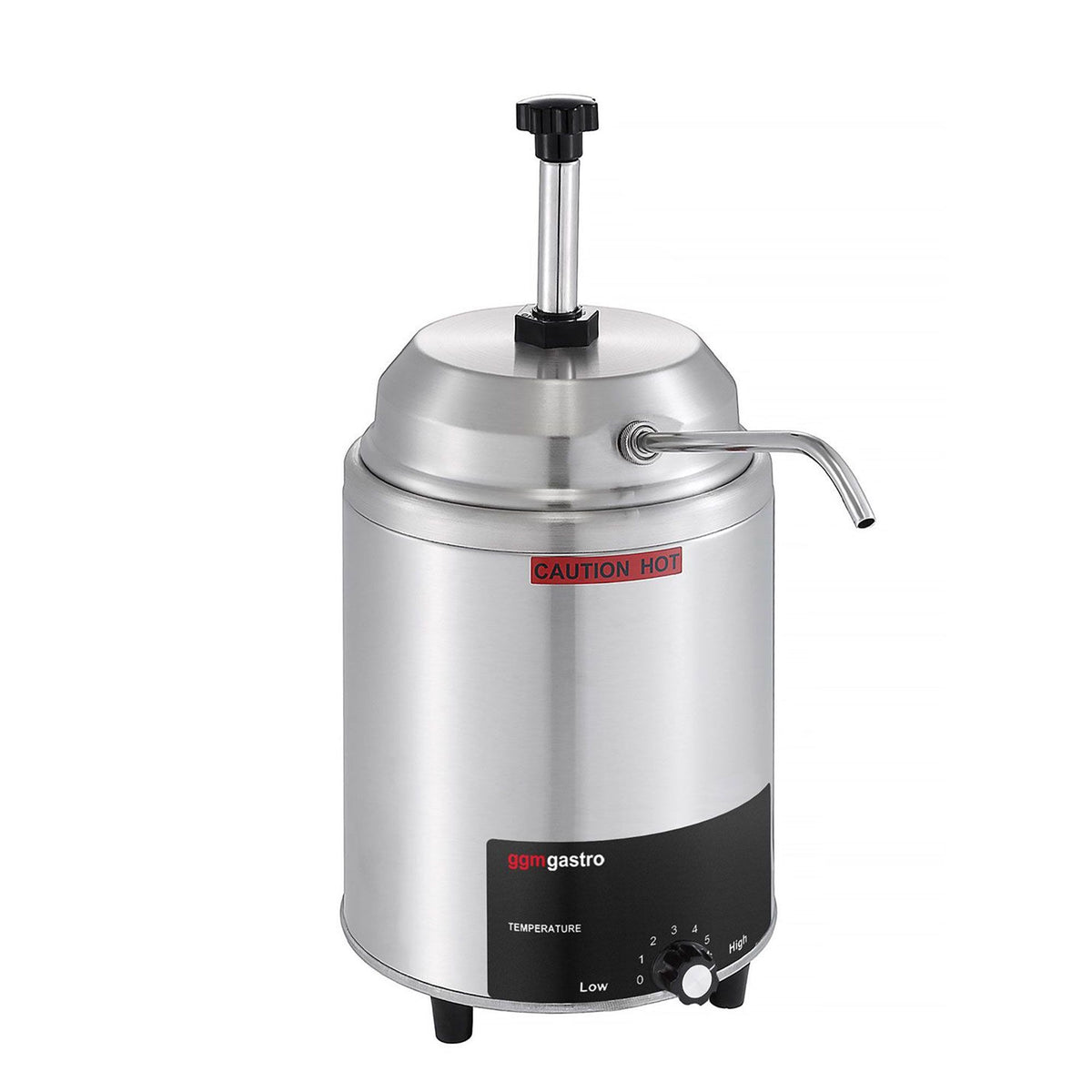 Commercial Hot Sauce Dispenser with Pump - 550W - 4.4L - incl. insert