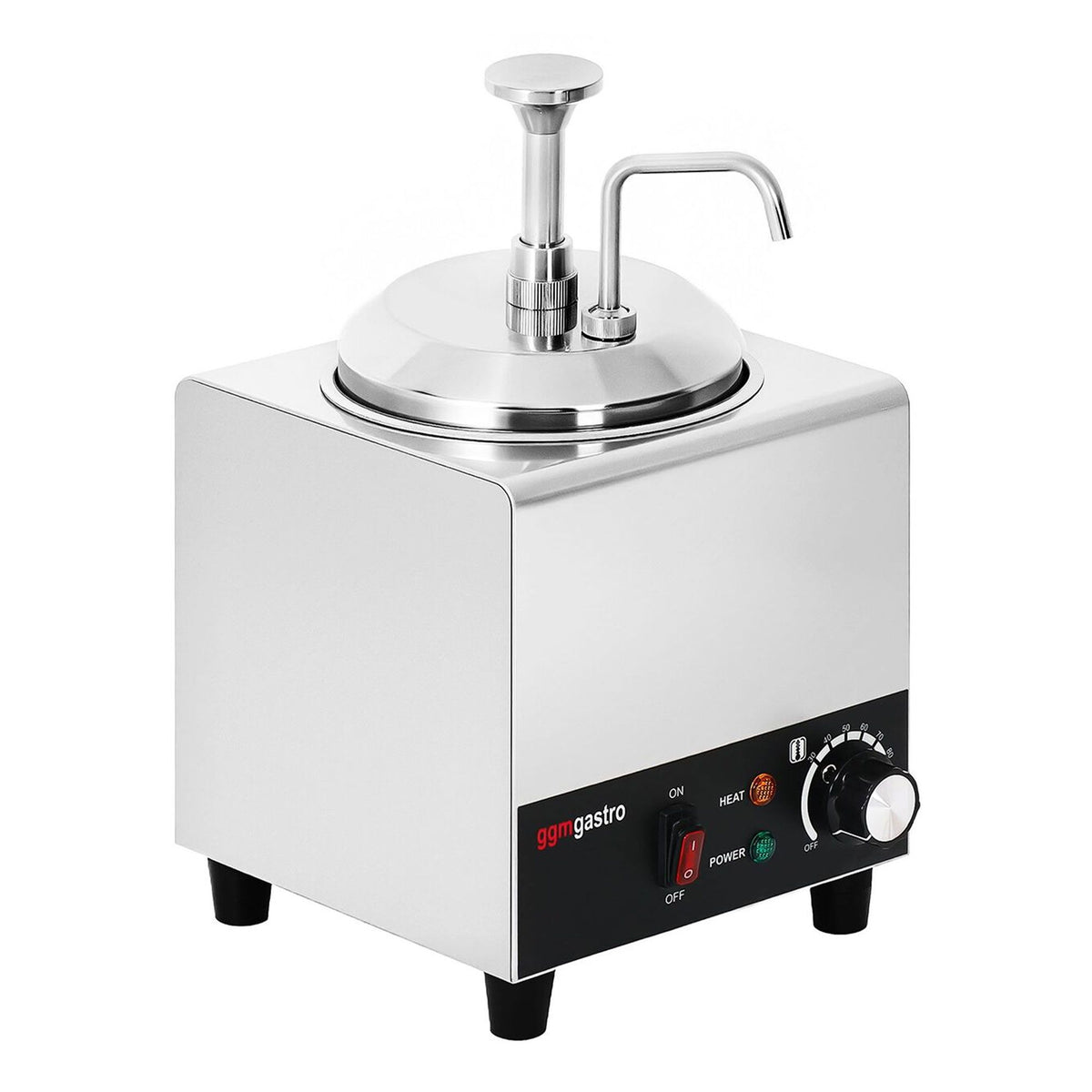 Commercial Hot Sauce Dispenser with Pump - 600W - 2L - incl. insert