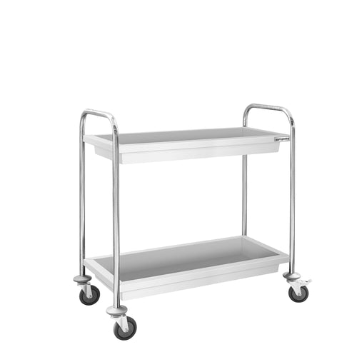 Tarjoiluvaunu - 950x500 mm - 2 allasta