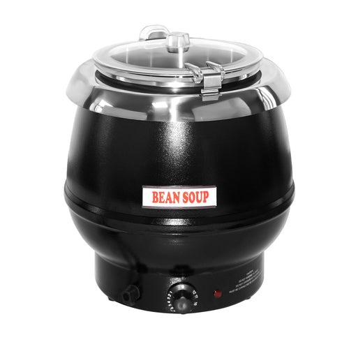 Commercial Soup Kettle - 10L - Black
