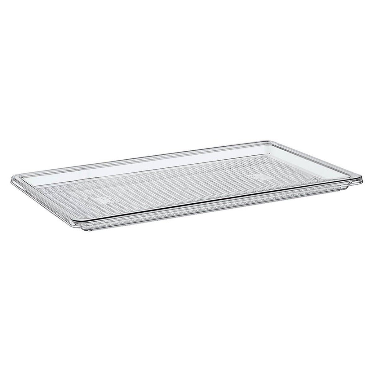 Tarjotin - GN 1/2 - 325x265 mm - Korkeus: 20 mm - Polykarbonaatti - Läpinäkyvä - Pinoamiskelpoinen - yhteensopiva: AHGP12