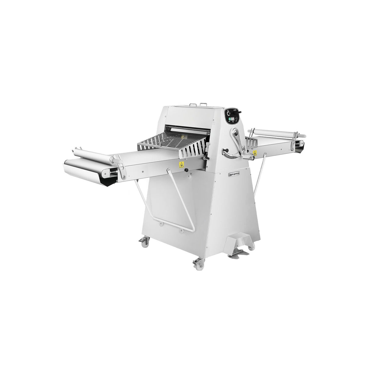 Commercial Pizza Dough Roller - for 500mm dough - 500W | Commercial Dough Sheeter - Floor-standing - 500W - 2000mm conveyor belt