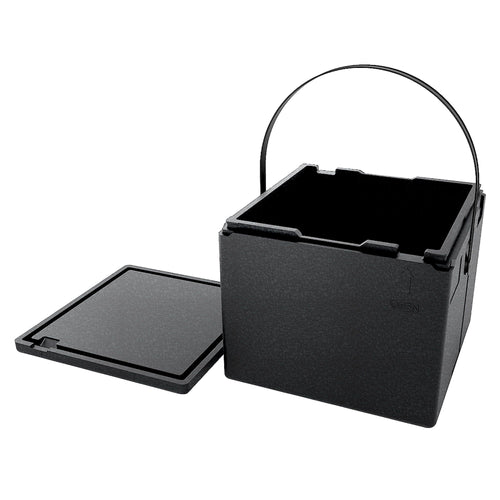 Lämpölaatikko  / Pizzabox - 350x365x335 mm - sopii: 8 pizzaa Ø 35 cm