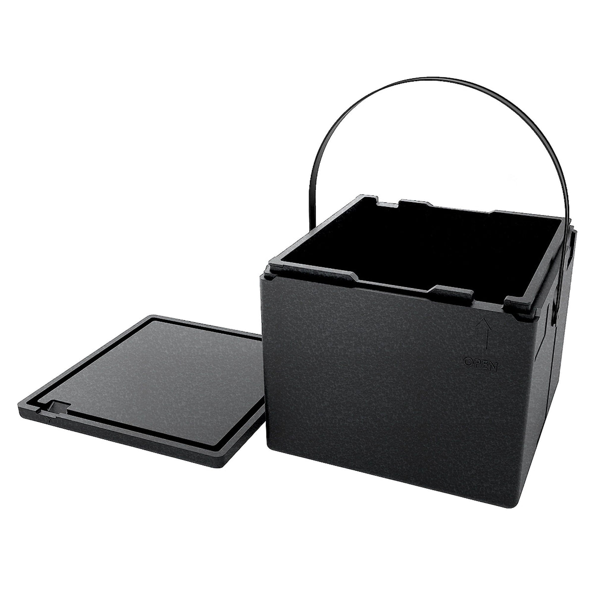 Lämpölaatikko  / Pizzabox - 420x420x335 mm - sopii: 8 pizzaa Ø 40 cm