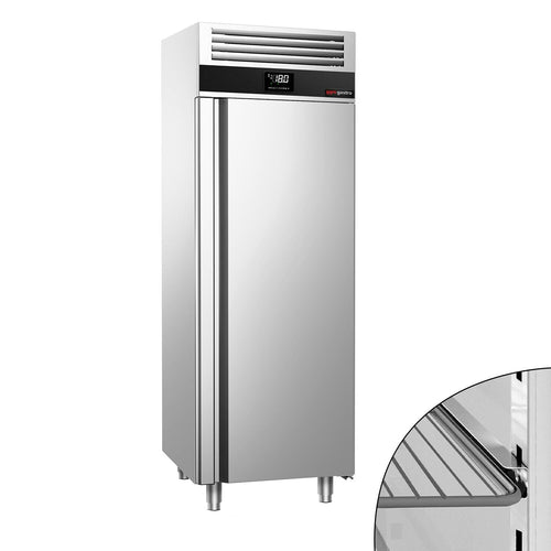 RST-pakastekaappi PREMIUM - GN 2/1 - 700 mm - 700 l - -20…-12 °C - mitat 1 lasiovi - kiertoilmajäähdytys, automaattinen sulatus, digitaalinen termostaatti, R290, LED-valaistus, lukittava