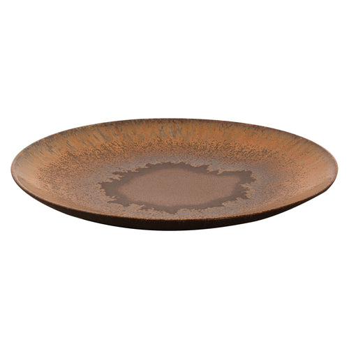 (4 kpl) Cecil - lautanen - flach - kivitavara - Ø 270 mm - ruskea
