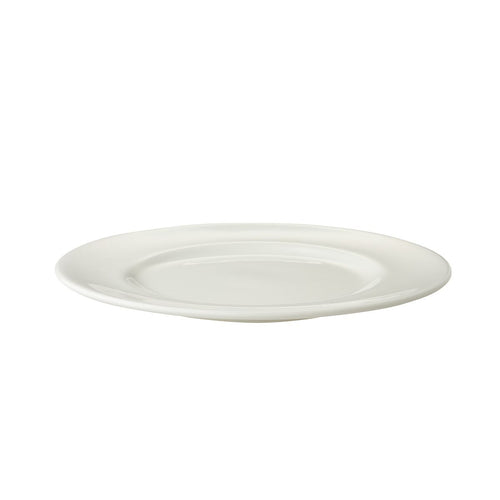 (6 kpl) Lux - lautanen - Maastricht - litteä - posliini - Ø 210 mm - valkoinen