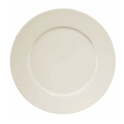 (12 pcs) PERA | Plate - flat - Porcelain - Ø320mm - Cream