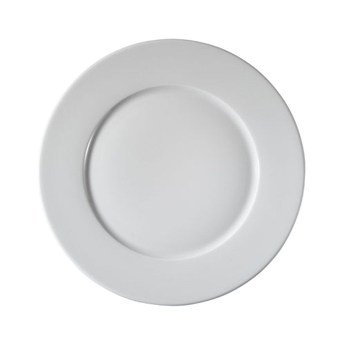 (12 kpl) PERA Weiß - lautanen - flätti - posliini - Ø 300 mm - valkoinen