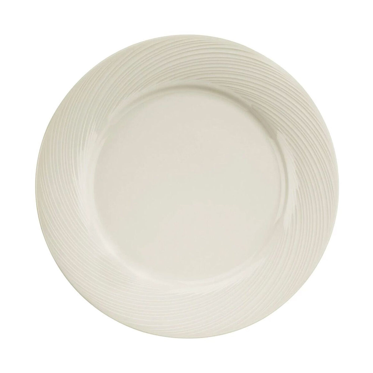 (12 pcs) SEMPRE | Plate - flat - Porcelain - Ø270mm - Cream