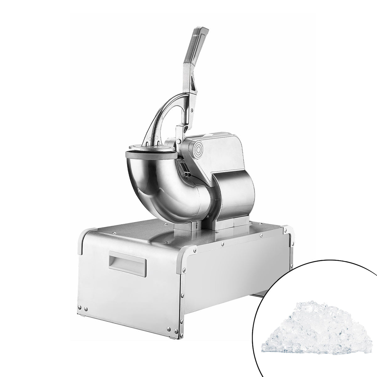 Pöytämallinen jäämurskain - 5 kg/min - 350 W - Ruostumaton teräs