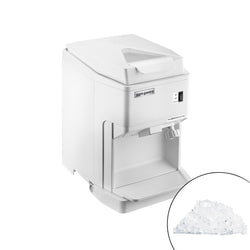 Pöytämallinen jäämurskain - 120 kg/24 h - 250 W - Jääkoko säädettävissä - sis. 2,5 kg varastosäiliö - valkoinen