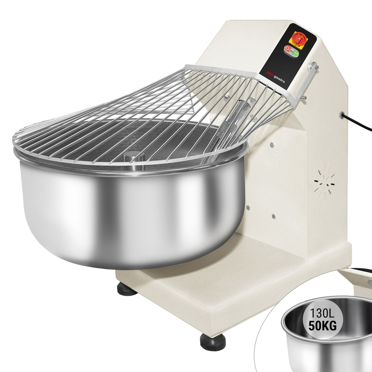 Taikinakone ammattikäyttöön - 130 l / 75 kg - 400 V