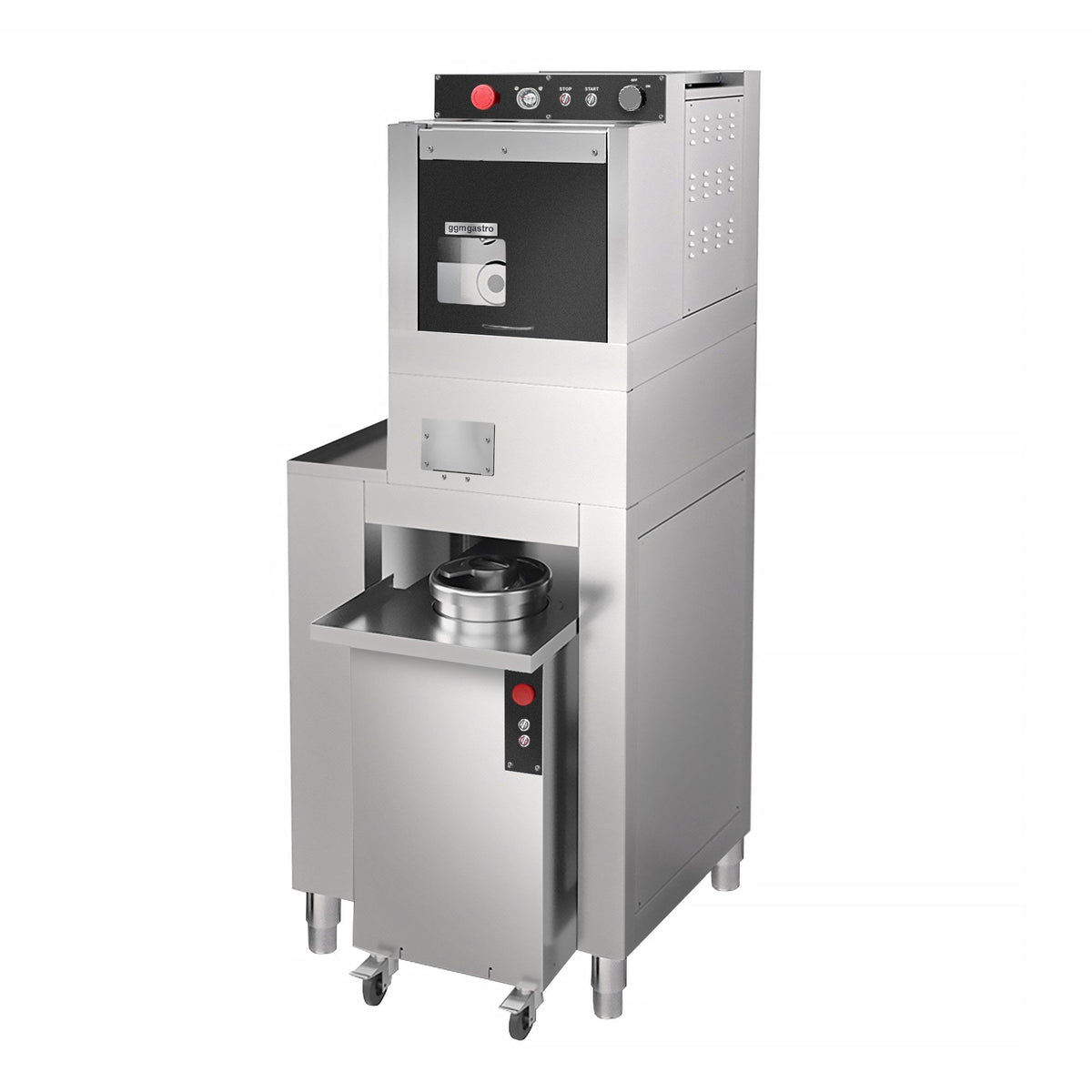 Taikinanjakaja sis. taikinapyöristäjän ja jalustan - 0,46 kW + 0,37 kW - Painoalue: ~50–220 g - Kapasiteetti: 44 l - enint. 1 200 kpl/h
