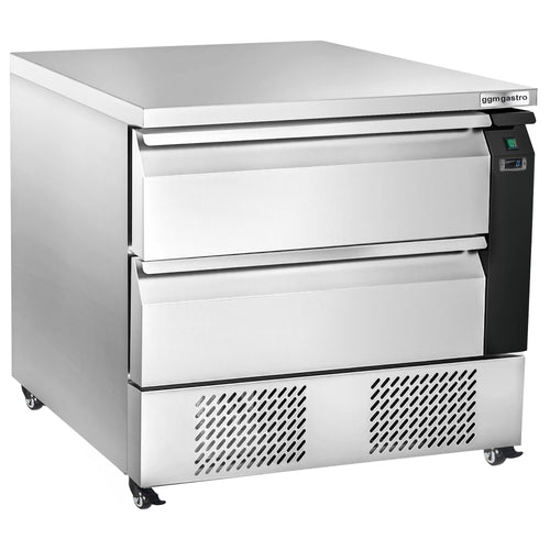 Commercial Chef Base - +2 to +8°C - 905mm - 2 Drawer - 4x GN 1/1
