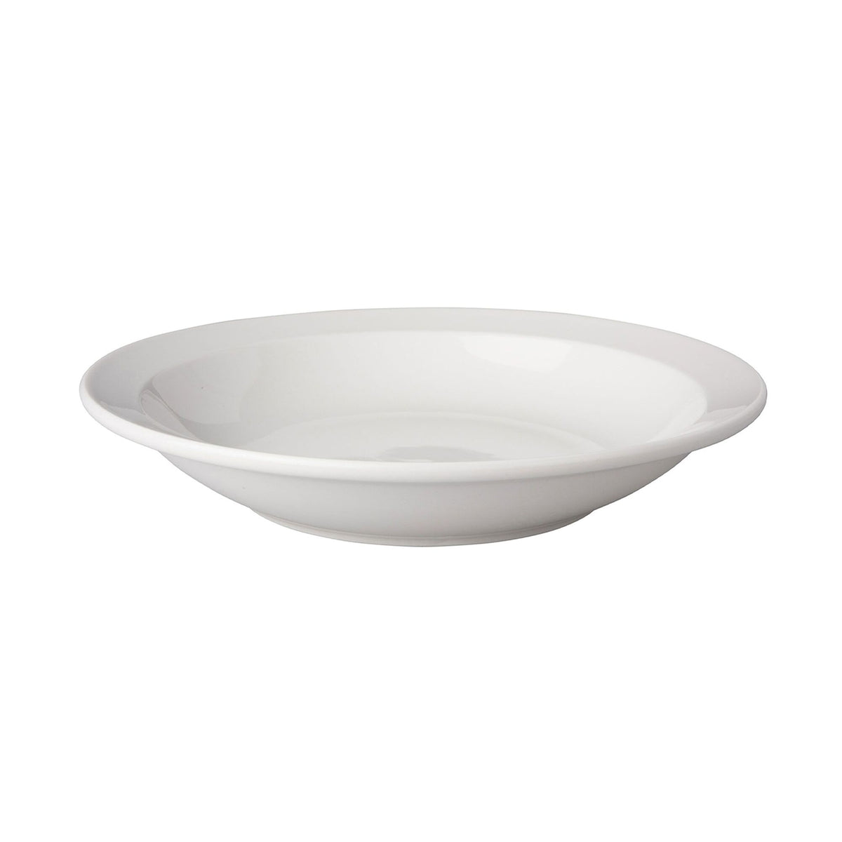 (12 kpl) Budgetline Mammoet - syvä lautanen - posliini - Ø 215 mm - valkoinen