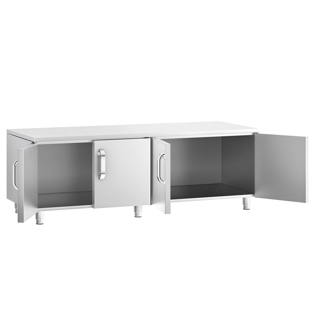 Base Cabinet - Stainless Steel - 1600mm - 4 Doors