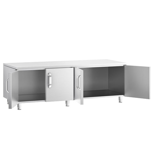 Base Cabinet - Stainless Steel - 1600mm - 4 Doors