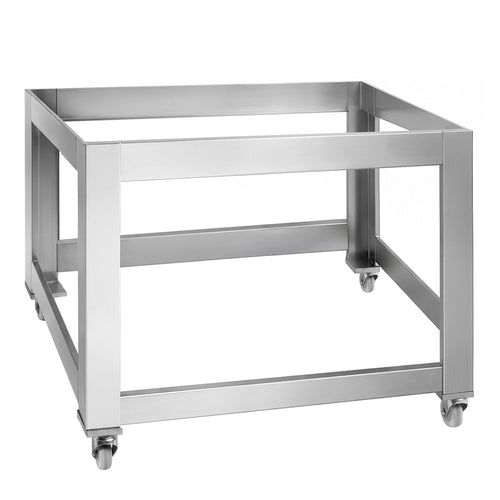 Alakaappi pizzauunille - 1420x1260 mm; 950 mm korkea; pyörillä - ruostumaton teräs - yhteensopiva: PDZ930