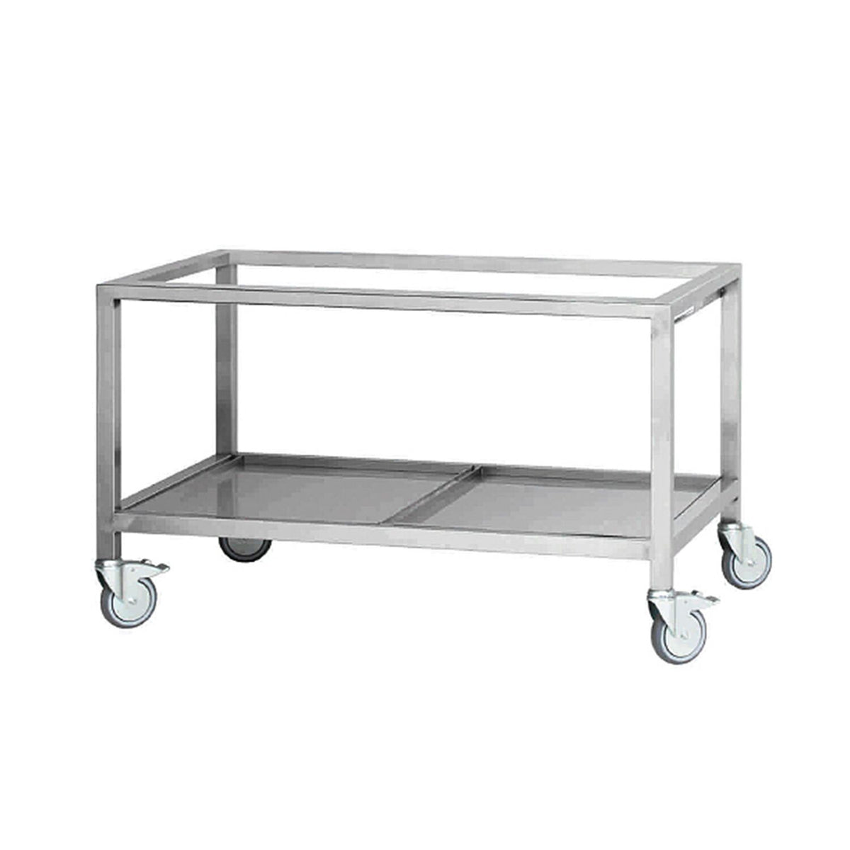 Mobile Open Stand  - 1395x660x820mm - Stainless Steel - with Wheels - for GHGM424 & HGGM484 Series