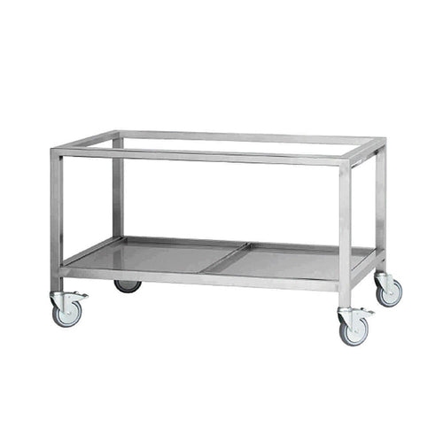 Mobile Open Stand  - 1395x660x820mm - Stainless Steel - with Wheels - for GHGM424 & HGGM484 Series