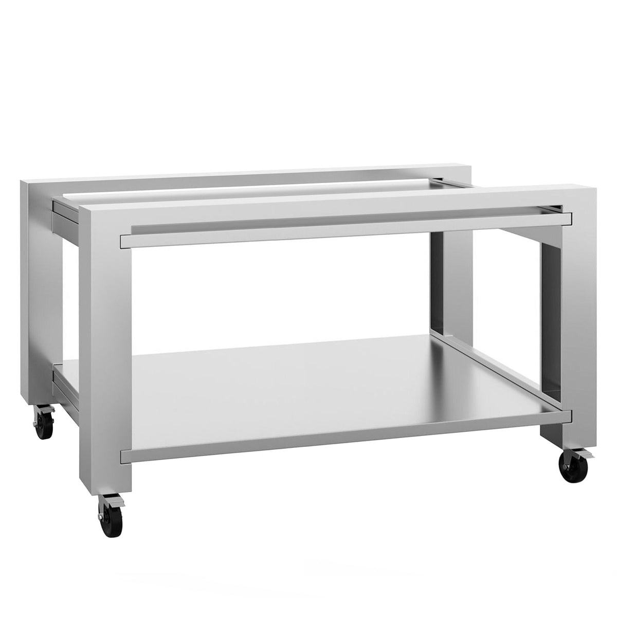 Alakaappi pizzauunille - 1462x783x1185 mm - ruostumaton teräs; pyörillä; 1 hylly - yhteensopiva: POP934ED