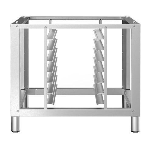Kombihöyruuunin alakaappi - 960x1 050 mm; 800 mm; GN 2/1; 7 koria; 200 kg maks. kantavuus - ruostumaton teräs - yhteensopiva: KDDV621N & KDDV1021N - sis. GN 2/1 -astioiden teline 7 kpl
