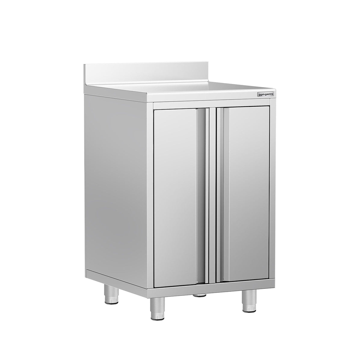 Työkaappi - kahvikoneelle - 600x600 mm - 2 ovea - roiskesuojalla
