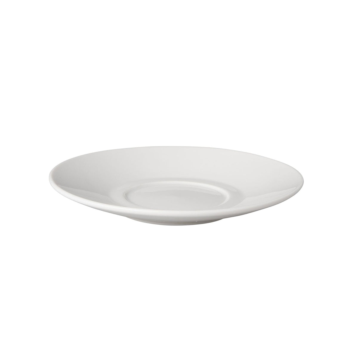 (6 pcs) BUDGETLINE - Cappuccino saucers - Ø145mm - White