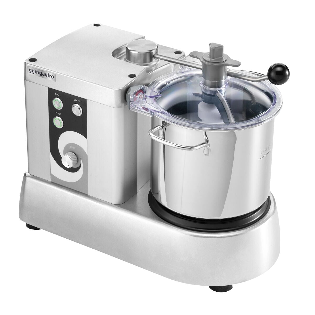 Kutteri ammattikäyttöön - 5,3 l - 350 W - 230 V - 600–2 800 r/min
