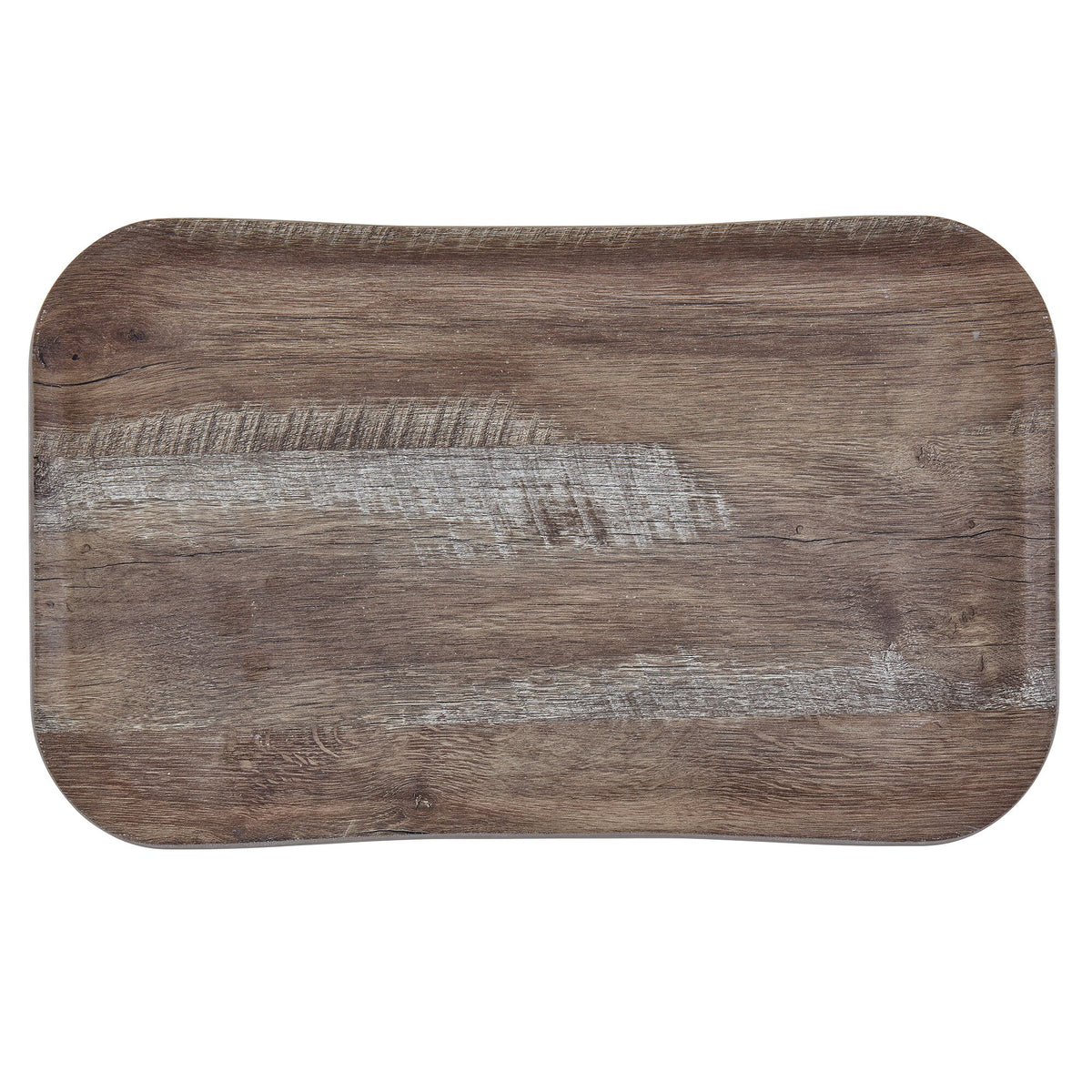 (12 pieces) CAMBRO | CENTURY™ Fibreglass Serving Tray – Dark Oak Wood Effect – GN 1/1 530×325 mm – Dishwasher safe