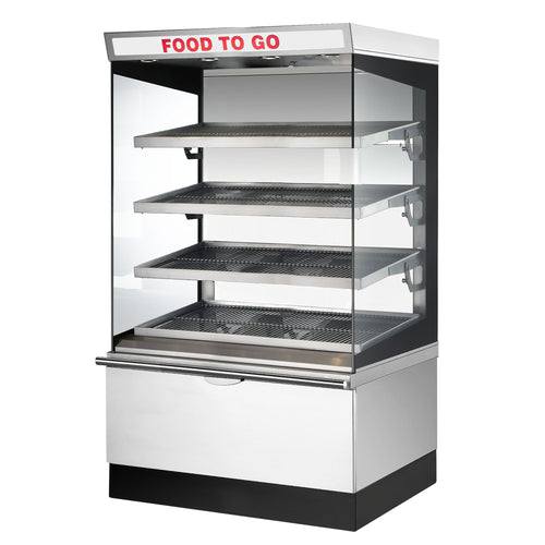 UBERT | Lämpövitriini - 1430x800mm - 4 lämmitettävää hyllytasoa