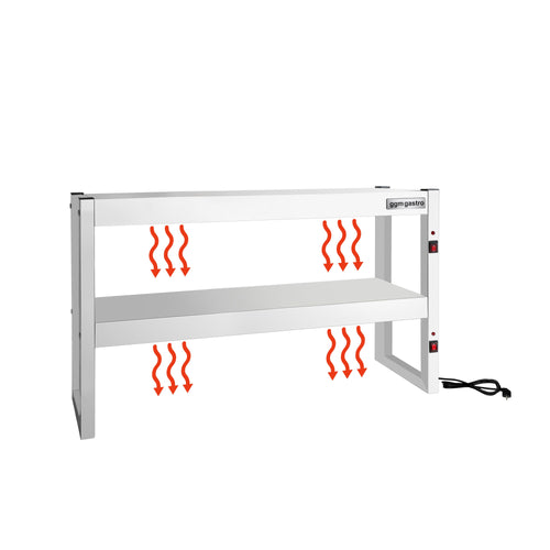 Infrapuna‑lämpösäteilijä - 1200x300 mm - 1,08 kW - 2 lämmitettyä tasoa