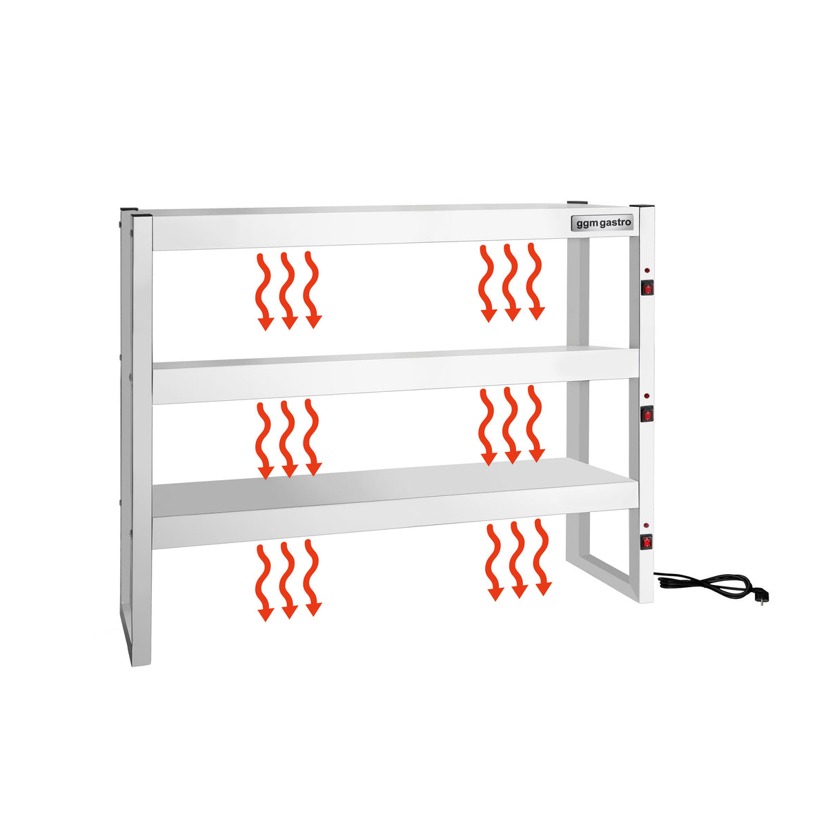Infrapuna‑Lämpösäteilijä - 1200x300 mm - 1,62 kW - 3 lämmitettyä tasoa
