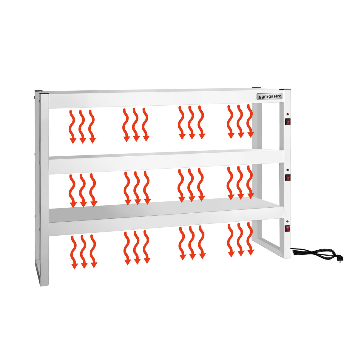 Infrapuna‑lämpösäteilijä - 1500x300 mm - 2,16 kW - 3 lämmitettyä tasoa