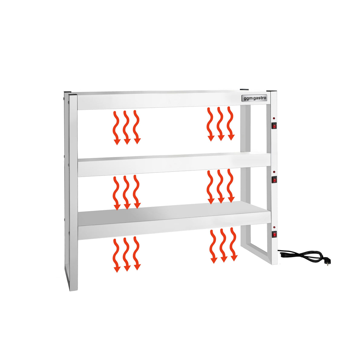 Infrapuna‑lämpösäteilijä - 900x300 mm - 1,08 kW - 3 lämmitettyä tasoa