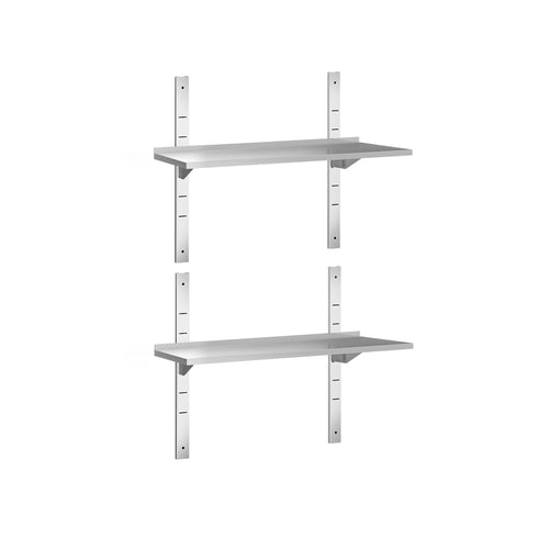 Seinähylly PREMIUM - 1200x400 mm - 2 tasoa