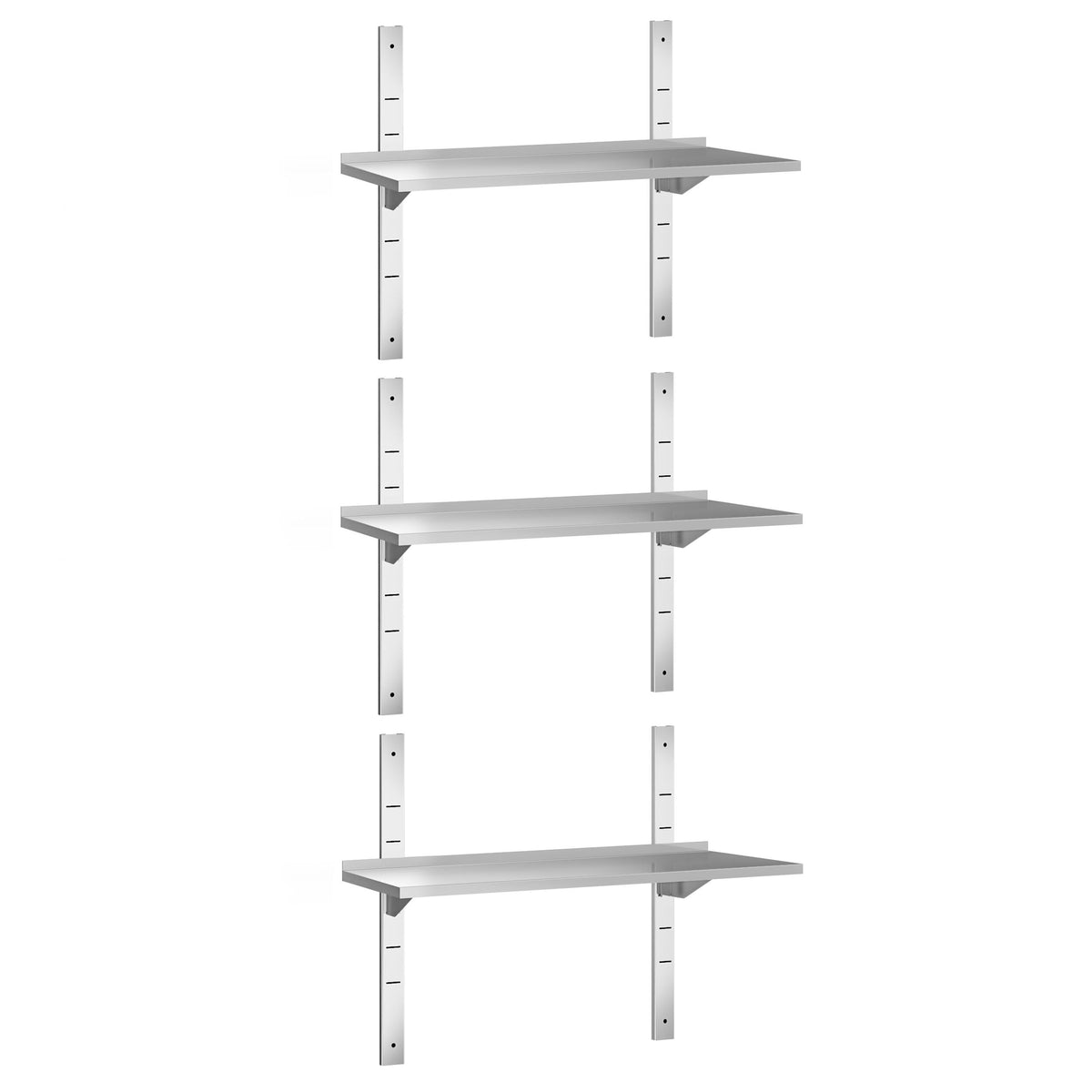Seinähylly PREMIUM - 1200x400 mm - 3 tasoa