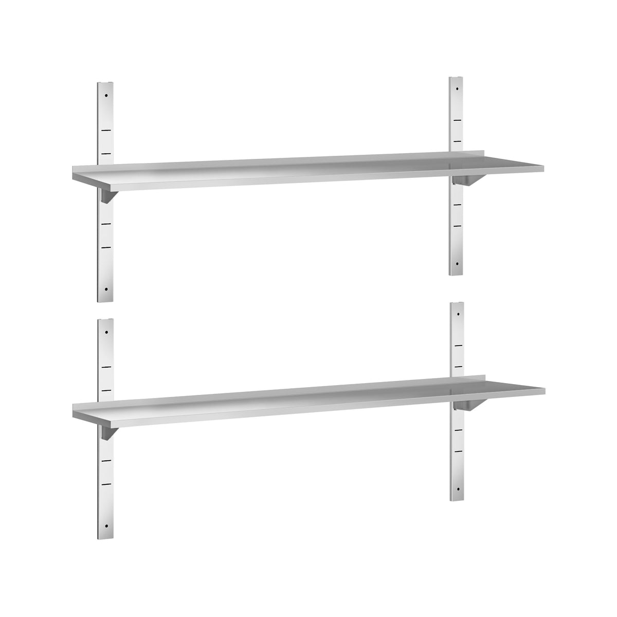Seinähylly PREMIUM - 1600x400 mm - 2 tasoa